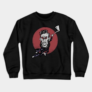 Abraham Lincoln caricature Crewneck Sweatshirt